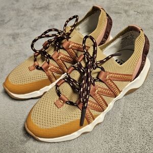 Madewell Field Knit Sneakers Desert Dune Size 6.5